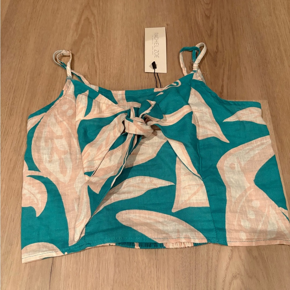 Rachel Zoe Leaf Print Women’s Top
